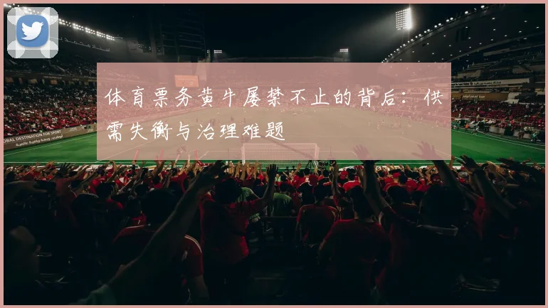 体育票务黄牛屡禁不止的背后：供需失衡与治理难题